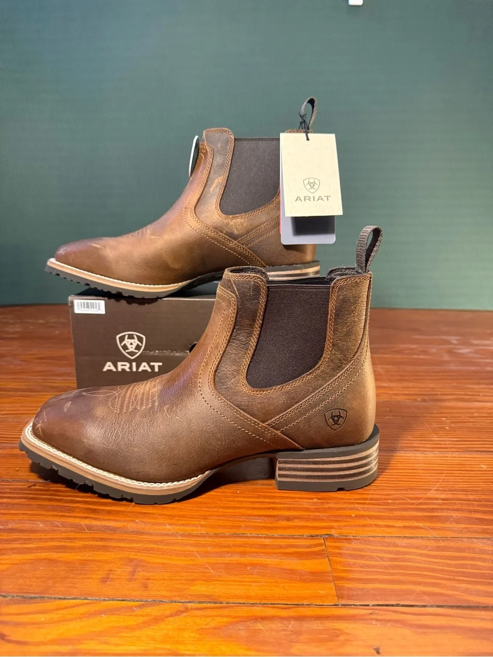Ariat Men's Brown Leather Hybrid Low Boy Boot